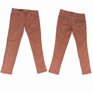 Pink Rock 47 Wrangler Skinny Jeans Women’s 5 Ultra Low Rise 5x31